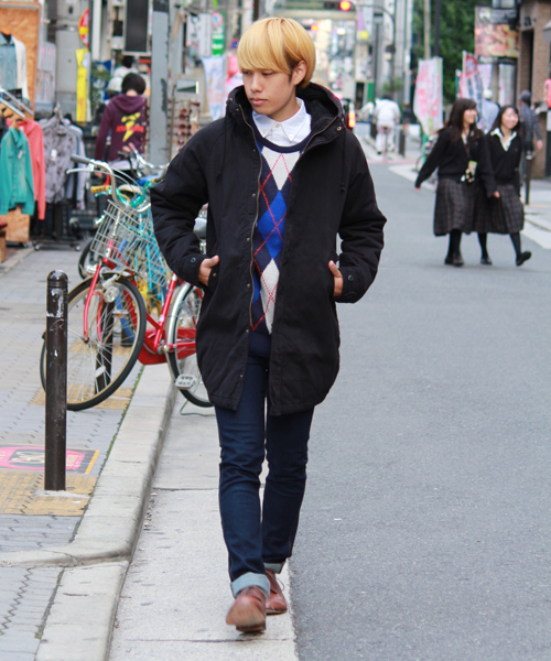 WEGO（ウィゴー）の「WEGO/モッズコート（モッズコート・メンズ・ブラック/カーキ・MEDIUM/LARGE）」の11枚目の写真