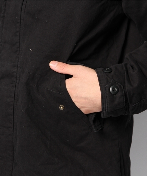 WEGO（ウィゴー）の「WEGO/モッズコート（モッズコート・メンズ・ブラック/カーキ・MEDIUM/LARGE）」の8枚目の写真