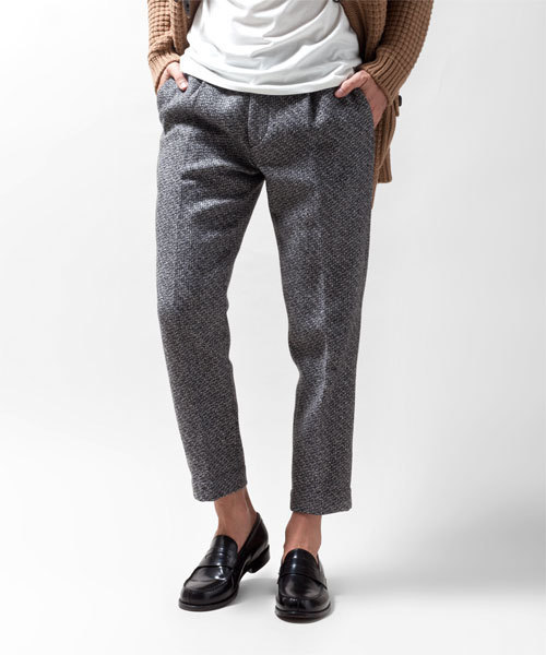 NANO universe(ナノユニバース)の「Giab's ARCHIVIO(ジャブス・アルキヴィオ)/ real vintage fabric(スラックス・メンズ・グレー/ベージュ/その他1・44/46/48)」の2枚目の写真