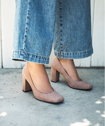 ALEXIA STAM | Suede Square Toe Pumps/パンプス(パンプス)