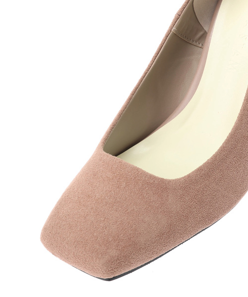 ALEXIA STAM（アリシアスタン）の「Suede Square Toe Pumps/パンプス（パンプス・レディース・ベージュ/グリーン/ピンク・S/M/L）」の11枚目の写真