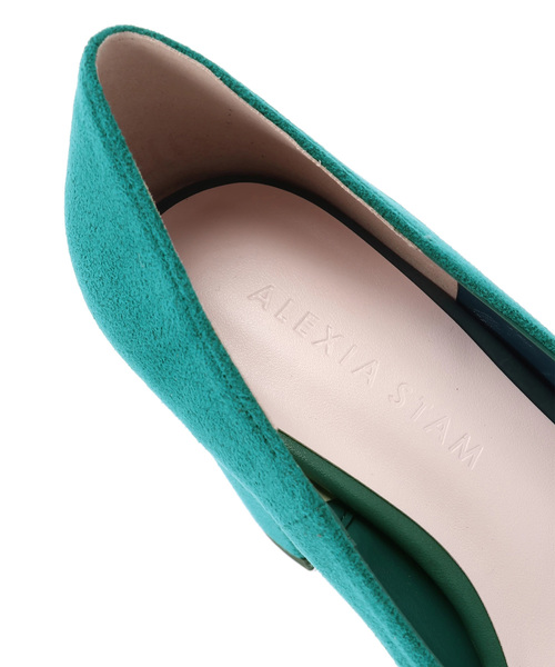 ALEXIA STAM（アリシアスタン）の「Suede Square Toe Pumps/パンプス（パンプス・レディース・ベージュ/グリーン/ピンク・S/M/L）」の19枚目の写真