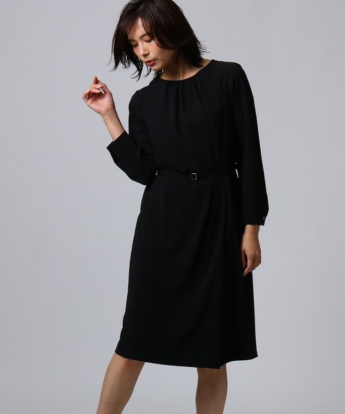 洗える ワンピース Untitled アンタイトル のファッション ウエスト切り替えワンピース ワンピース セール