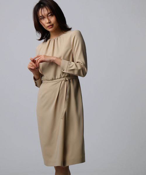 洗える ワンピース Untitled アンタイトル のファッション ウエスト切り替えワンピース ワンピース セール