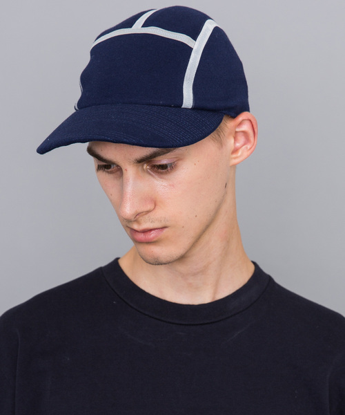 WHITE MOUNTAINEERING（ホワイトマウンテニアリング）の「【White Mountaineering】シームレスJETキャップ（キャップ・メンズ・ブラック/ネイビー・FREE）」の3枚目の写真