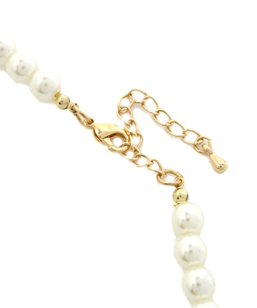 WEGO（ウィゴー）の「WEGO/LOVEパールネックレス（ネックレス・レディース・ホワイト・FREE）」の3枚目の写真