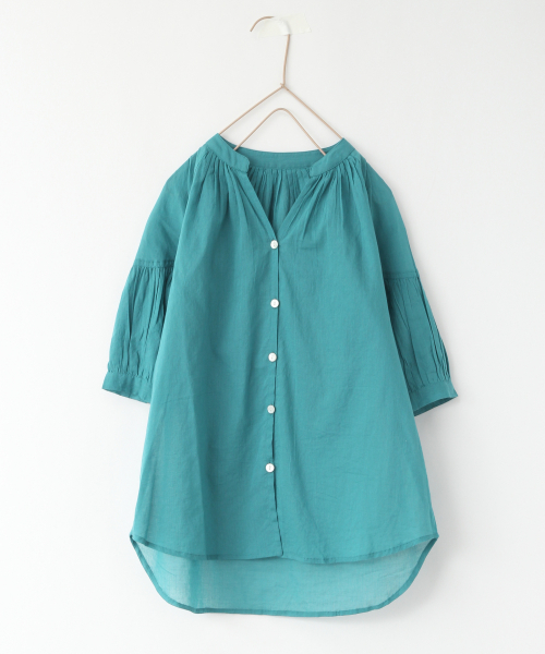 LOWRYS FARM（ローリーズファーム）の「ボイルマエアキチュニック　832743（Tシャツ/カットソー・キッズ・オフホワイト/ブラック/グリーン/パープル/ブルー/マスタード・100/110/120/SMALL/LARGE/MEDIUM）」の4枚目の写真