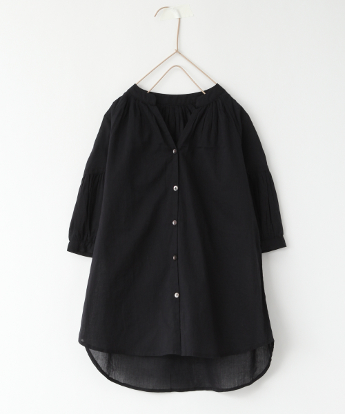 LOWRYS FARM（ローリーズファーム）の「ボイルマエアキチュニック　832743（Tシャツ/カットソー・キッズ・オフホワイト/ブラック/グリーン/パープル/ブルー/マスタード・100/110/120/SMALL/LARGE/MEDIUM）」の3枚目の写真