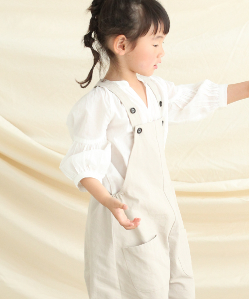 LOWRYS FARM（ローリーズファーム）の「ボイルマエアキチュニック　832743（Tシャツ/カットソー・キッズ・オフホワイト/ブラック/グリーン/パープル/ブルー/マスタード・100/110/120/SMALL/LARGE/MEDIUM）」の17枚目の写真