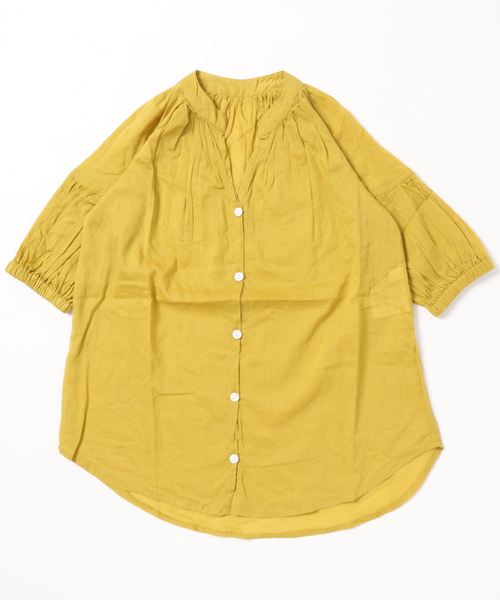 LOWRYS FARM（ローリーズファーム）の「ボイルマエアキチュニック　832743（Tシャツ/カットソー・キッズ・オフホワイト/ブラック/グリーン/パープル/ブルー/マスタード・100/110/120/SMALL/LARGE/MEDIUM）」の19枚目の写真