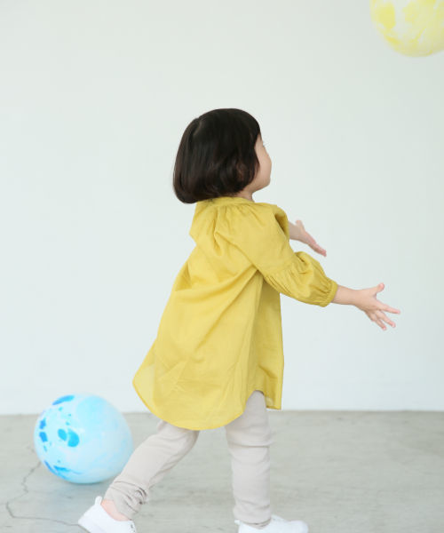 LOWRYS FARM（ローリーズファーム）の「ボイルマエアキチュニック　832743（Tシャツ/カットソー・キッズ・オフホワイト/ブラック/グリーン/パープル/ブルー/マスタード・100/110/120/SMALL/LARGE/MEDIUM）」の20枚目の写真