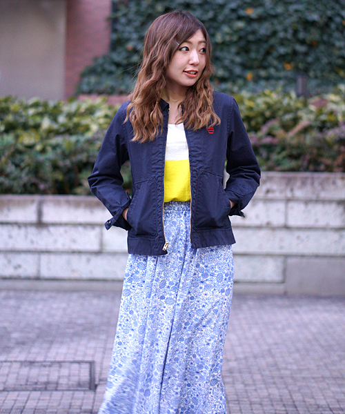Schott×And A ショートブルゾン