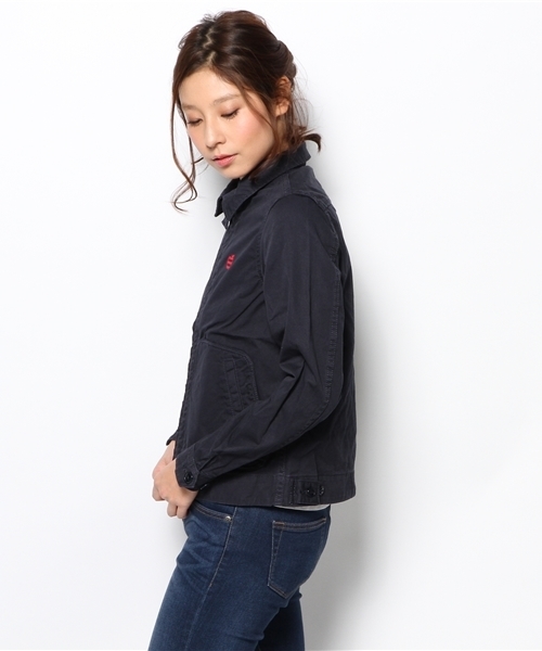 Schott×And A ショートブルゾン