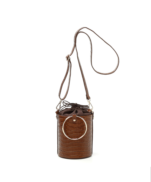 TOPKAPI（トプカピ）の「リングハンドル2wayショルダーバッグ（ショルダーバッグ・レディース・ブラック/ブラウン・FREE）」の12枚目の写真