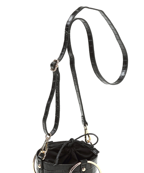 TOPKAPI（トプカピ）の「リングハンドル2wayショルダーバッグ（ショルダーバッグ・レディース・ブラック/ブラウン・FREE）」の4枚目の写真