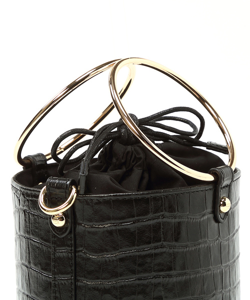 TOPKAPI（トプカピ）の「リングハンドル2wayショルダーバッグ（ショルダーバッグ・レディース・ブラック/ブラウン・FREE）」の9枚目の写真