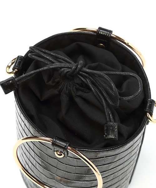 TOPKAPI（トプカピ）の「リングハンドル2wayショルダーバッグ（ショルダーバッグ・レディース・ブラック/ブラウン・FREE）」の11枚目の写真