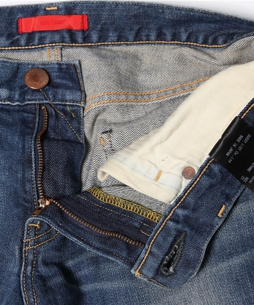 GALLARDAGALANTE（ガリャルダガランテ）の「【REDCARD】ボーイフレンドデニム（デニムパンツ・レディース・インディゴブルー・25/24/22/23）」の2枚目の写真