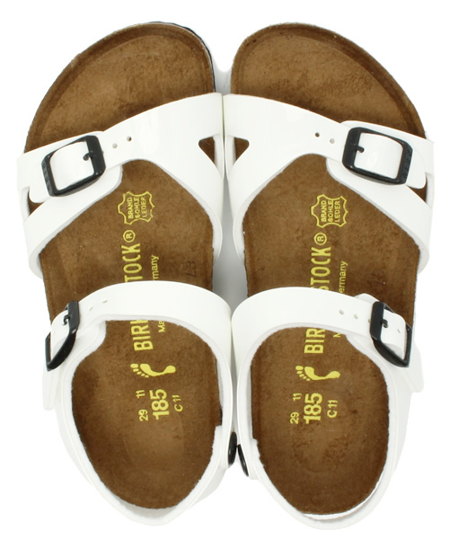 BIRKENSTOCK（ビルケンシュトック）の「【15cm～22cmまで対応】ZOZO限定キッズサンダル・RIO BF Patent White（KIDS）（サンダル・キッズ・ホワイト・31/34/28/25/29/30/26/27/24/32/33）」の4枚目の写真