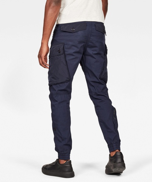 G-STAR（ジースター）の「ATOLL TRAINER CUFFED/カーゴパンツ/リブパンツ（カーゴパンツ・メンズ・ダークネイビー・27/30/28/30/29/30/30/30/32/30/32/32/33/32/34/30/34/32/36/32/36/30）」の2枚目の写真