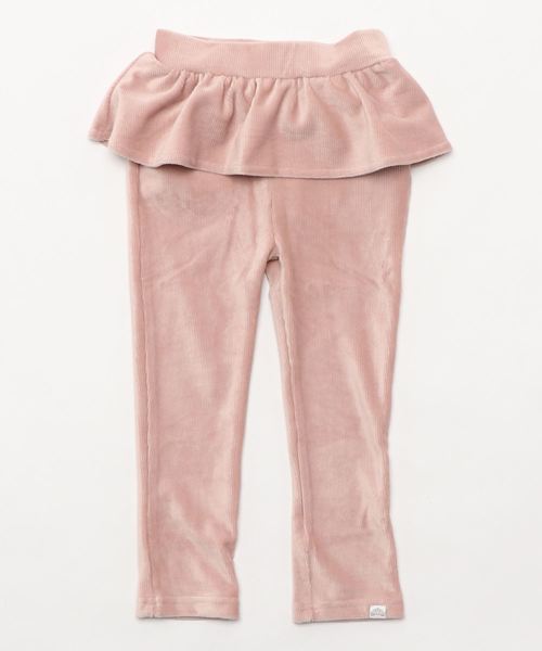 Catherine Cottage（キャサリンコテージ）の「コーデュロイフリルストレッチパンツ（その他パンツ・キッズ・アイボリー/ダークラベンダー/ブラック/ネイビー/グレイッシュベージュ/グレイッシュブルー/レッド/ライラック/スモークピンク・90/100/110/120/130/140/150/160）」の8枚目の写真