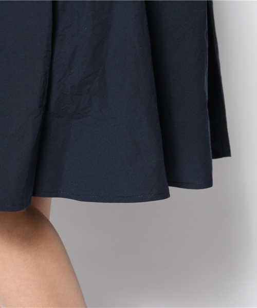 Kastane（カスタネ）の「【Kastane】ツイルWタックステッチスカート（スカート・レディース・ネイビー・FREE）」の5枚目の写真