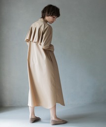 MARECHAL TERRE | バックフリルシャツワンピース(シャツワンピース)