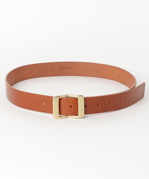 Esperanto(エスペラント)の「esperanto (エスペラント)/イタリアレザー 30mm幅ベルト(ベルト・メンズ・ブラック/ブラウン/キャメル・34inch/30inch/32inch/36inch)」の6枚目の写真