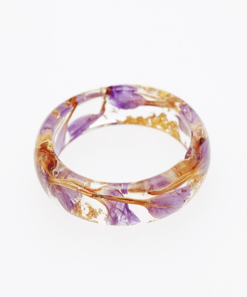 欧州航路（オウシュウコウロ）の「【欧州航路】ローテンブルク フラワーリング（リング・レディース・パープル/ネイビー/ピンク/イエロー・FREE）」の6枚目の写真