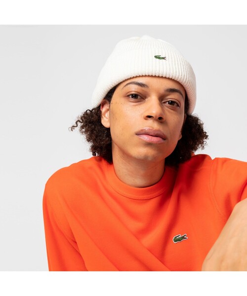 LACOSTE（ラコステ）の「レギュラーフィット プレミアムコットンクルーネックスウェット（スウェット・メンズ・ホワイト/グレー/ブラック/ネイビー/オレンジ/ベージュ/ブラウン・5/6/2/3/4/1/7/8）」の17枚目の写真