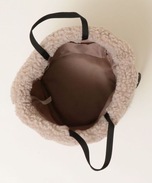 UNIVERSAL OVERALL（ユニバーサルオーバーオール）の「【SHIPS any別注】UNIVERSAL OVERALL:ボア巾着バッグ◇◇（ハンドバッグ・レディース・ベージュ/ナチュラル・ONE SIZE）」の8枚目の写真