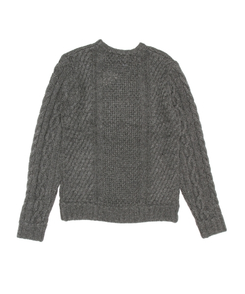 BEAMS（ビームス）の「BEAMS / アラン ケーブル クルーニット（ニット/セーター・メンズ・グレー/ネイビー/ワイン・SMALL/MEDIUM/LARGE/X-LARGE）」の16枚目の写真