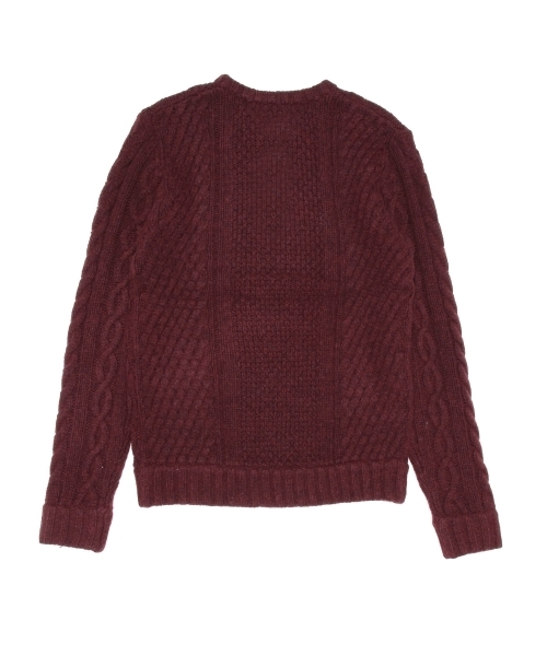 BEAMS（ビームス）の「BEAMS / アラン ケーブル クルーニット（ニット/セーター・メンズ・グレー/ネイビー/ワイン・SMALL/MEDIUM/LARGE/X-LARGE）」の20枚目の写真