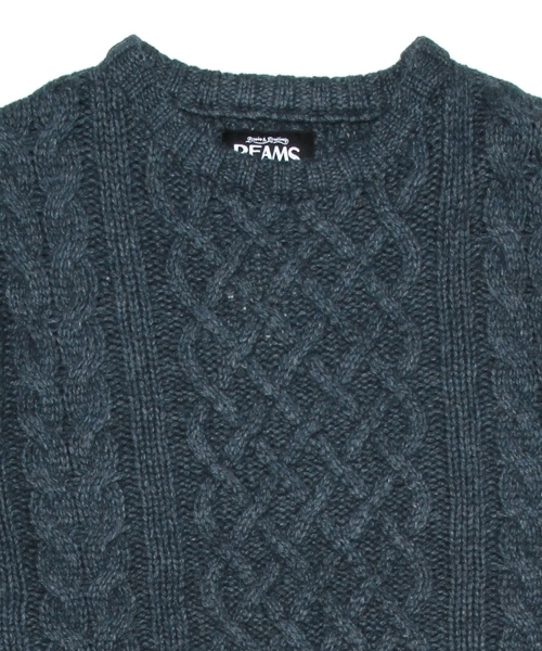 BEAMS（ビームス）の「BEAMS / アラン ケーブル クルーニット（ニット/セーター・メンズ・グレー/ネイビー/ワイン・SMALL/MEDIUM/LARGE/X-LARGE）」の21枚目の写真