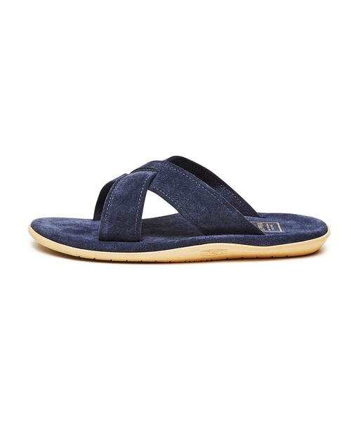 ISLAND SLIPPER(アイランドスリッパ)の「ISLAND SLIPPER / PT223 SUEDE NAVY /レザーサンダル(サンダル・メンズ・ネイビー・8/9/10/4/6/7/5/11)」の3枚目の写真
