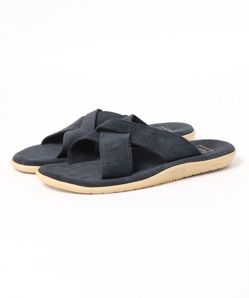 ISLAND SLIPPER(アイランドスリッパ)の「ISLAND SLIPPER / PT223 SUEDE NAVY /レザーサンダル(サンダル・メンズ・ネイビー・8/9/10/4/6/7/5/11)」の5枚目の写真
