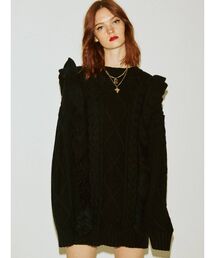 jouetie | フリルニットチュニック(ニット/セーター)