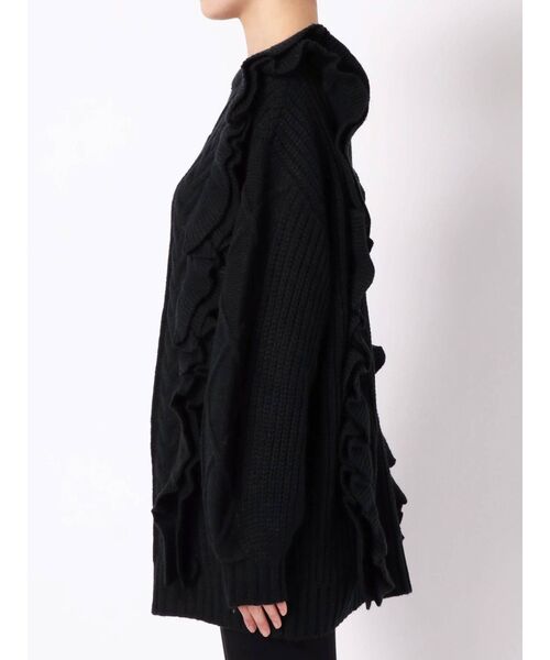 jouetie（ジュエティ）の「フリルニットチュニック（ニット/セーター・レディース・アイボリー/ブラック/ライトブルー/ブラウン・MEDIUM）」の21枚目の写真