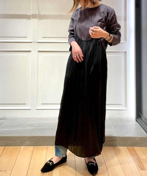 セール ランダムプリーツキャミワンピース ワンピース Babylone バビロン のファッション通販 Zozotown