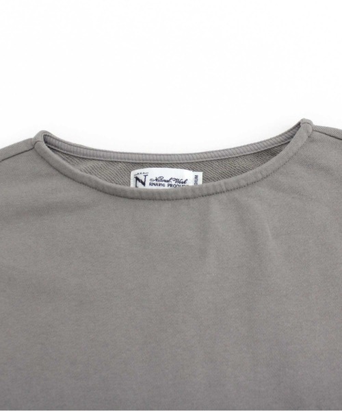 RNA-N（アールエヌエーエヌ）の「M1557 タックショルダー裏毛プルオーバー（スウェット・レディース・グレー/グリーン/スモークピンク/キナリ・MEDIUM）」の13枚目の写真