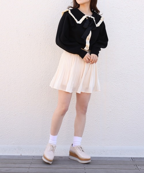 one after another NICE CLAUP（ワンアフターアナザーナイスクラップ）の「レースアップ厚底シューズ（その他シューズ・レディース・アイボリー/ブラウン/ベージュ系その他・SMALL/MEDIUM/LARGE）」の4枚目の写真