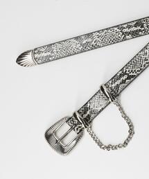 jieda ジエダ ベルト パイソン Jieda（ジエダ）の「＜JieDa＞ PYTN WESTERN BELT/ベルト（ベルト
