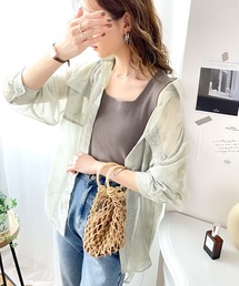 classicalelf | きらり、光沢感。ゆったりシアーシャツ(シャツ/ブラウス)