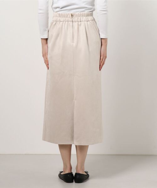 DISCOAT(ディスコート)の「エコスエードナロースカート(スカート・レディース・ホワイト系その他/グレー/ミント・LARGE/MEDIUM)」の5枚目の写真