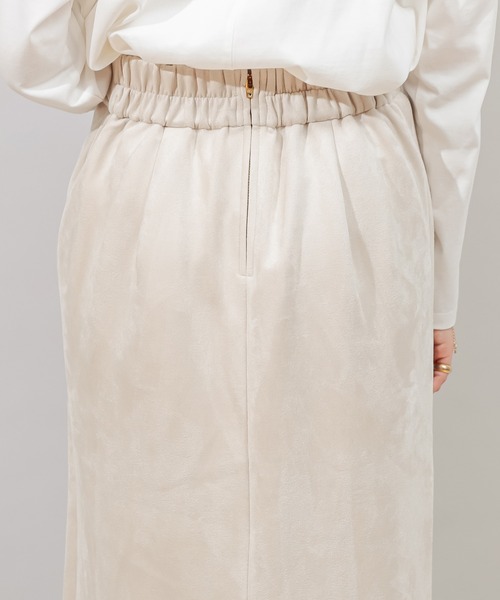 DISCOAT(ディスコート)の「エコスエードナロースカート(スカート・レディース・ホワイト系その他/グレー/ミント・LARGE/MEDIUM)」の21枚目の写真