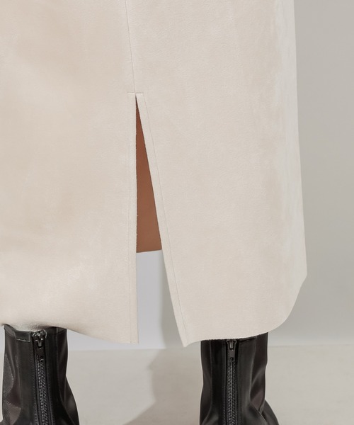 DISCOAT(ディスコート)の「エコスエードナロースカート(スカート・レディース・ホワイト系その他/グレー/ミント・LARGE/MEDIUM)」の22枚目の写真