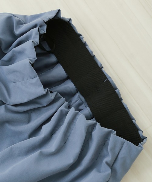 libelle more（リベル モア）の「ポプリン　ラッピングスカート（スカート・レディース・オリーブ/ブルー/ブラック/ピンク/グレイッシュベージュ・L/M）」の11枚目の写真