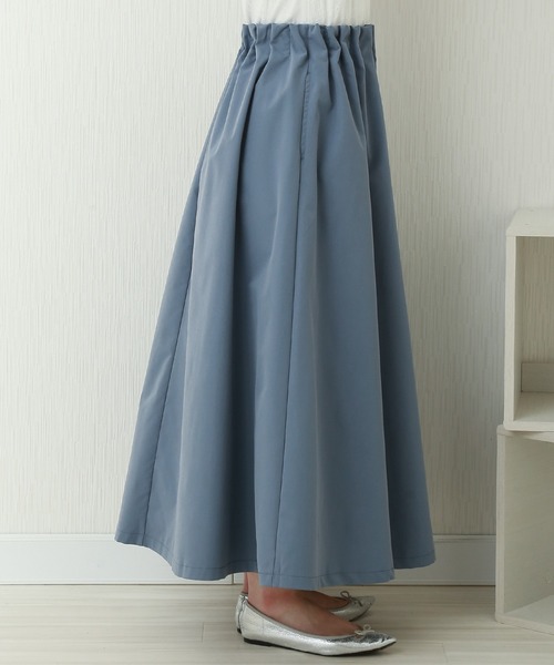 libelle more（リベル モア）の「ポプリン　ラッピングスカート（スカート・レディース・オリーブ/ブルー/ブラック/ピンク/グレイッシュベージュ・L/M）」の21枚目の写真