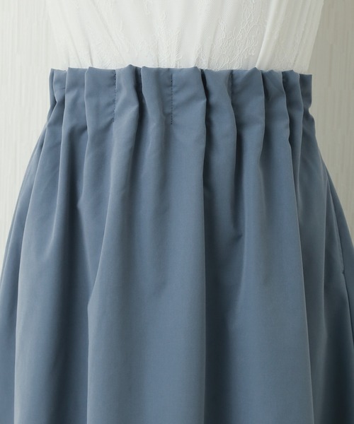 libelle more（リベル モア）の「ポプリン　ラッピングスカート（スカート・レディース・オリーブ/ブルー/ブラック/ピンク/グレイッシュベージュ・L/M）」の18枚目の写真