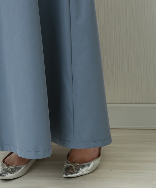 libelle more（リベル モア）の「ポプリン　ラッピングスカート（スカート・レディース・オリーブ/ブルー/ブラック/ピンク/グレイッシュベージュ・L/M）」の13枚目の写真